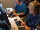 Dave, W8NF, tuning for mults on CW while Chuck, AF8Z, runs SSB and Ron, KD7VIK directs, in Tualatin Valley Contesters LP multi-op, W7TVC, in Oregon.